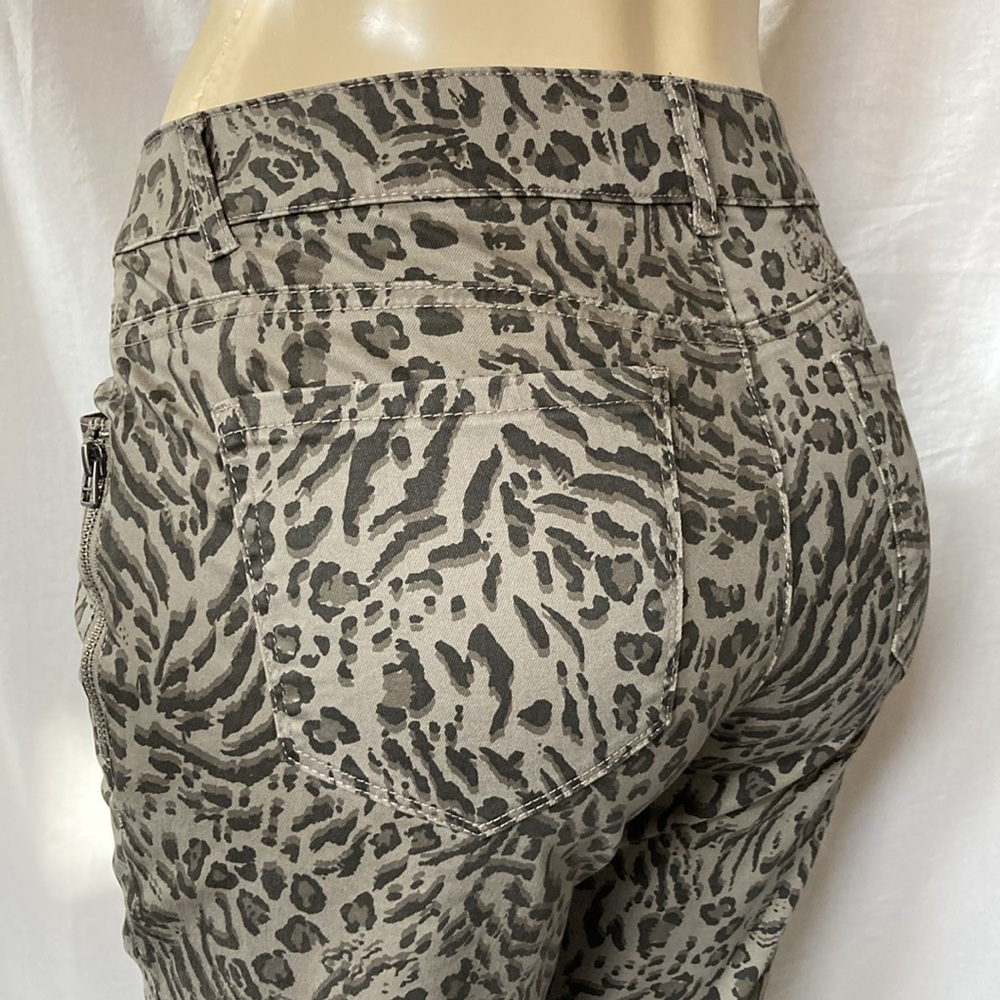 SALE - DEMOCRACY Jeans Tummy Control Size 10 Print Pattern Ankle Skinny NWT